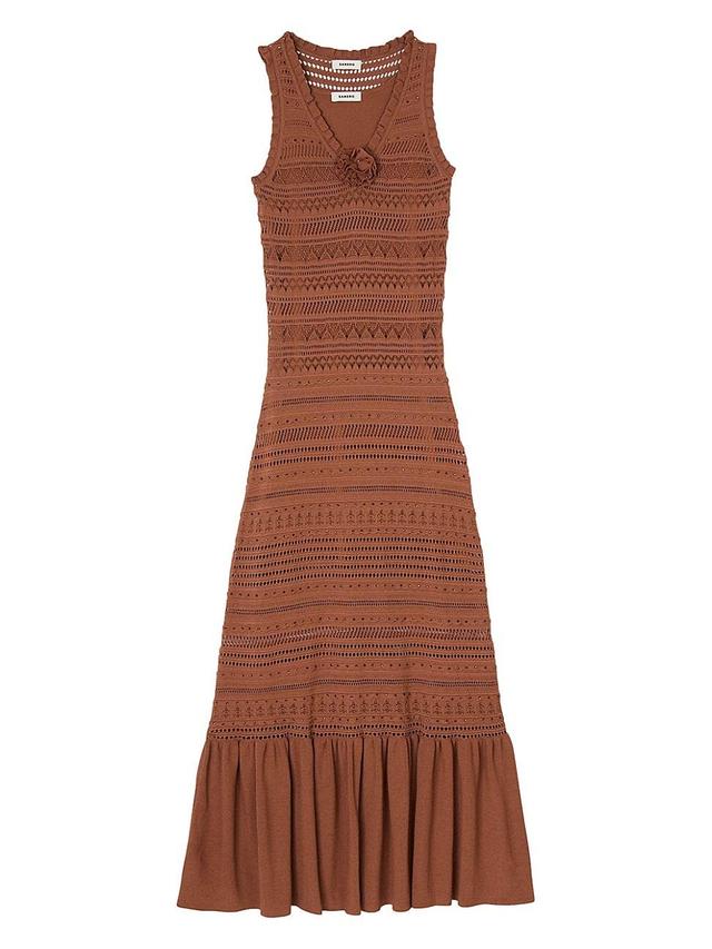 Womens Knit Maxi Dress Product Image