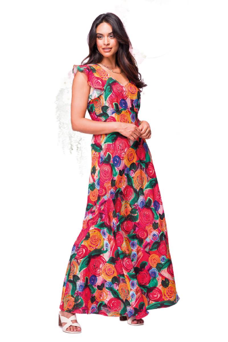 Vibrant Maxi Dress Product Image