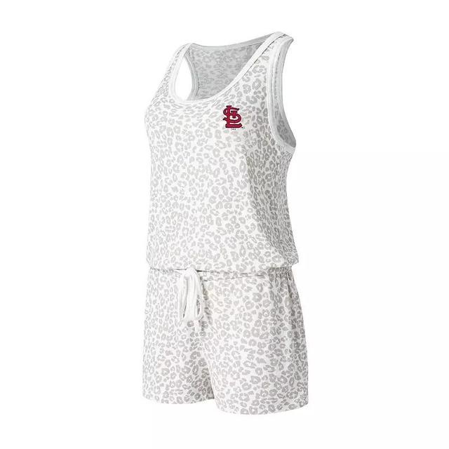 Womens Concepts Sport Cream Cincinnati Reds Montana Hacci Knit Romper Product Image