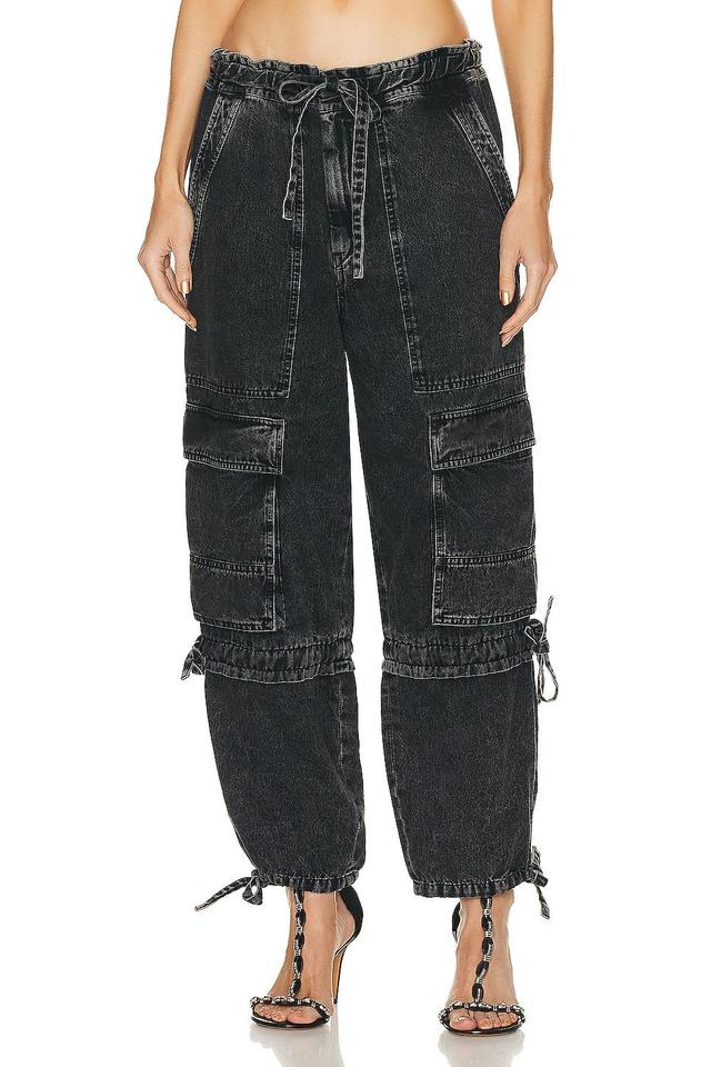 Isabel Marant Etoile Ivy Cargo Pant in Black Product Image