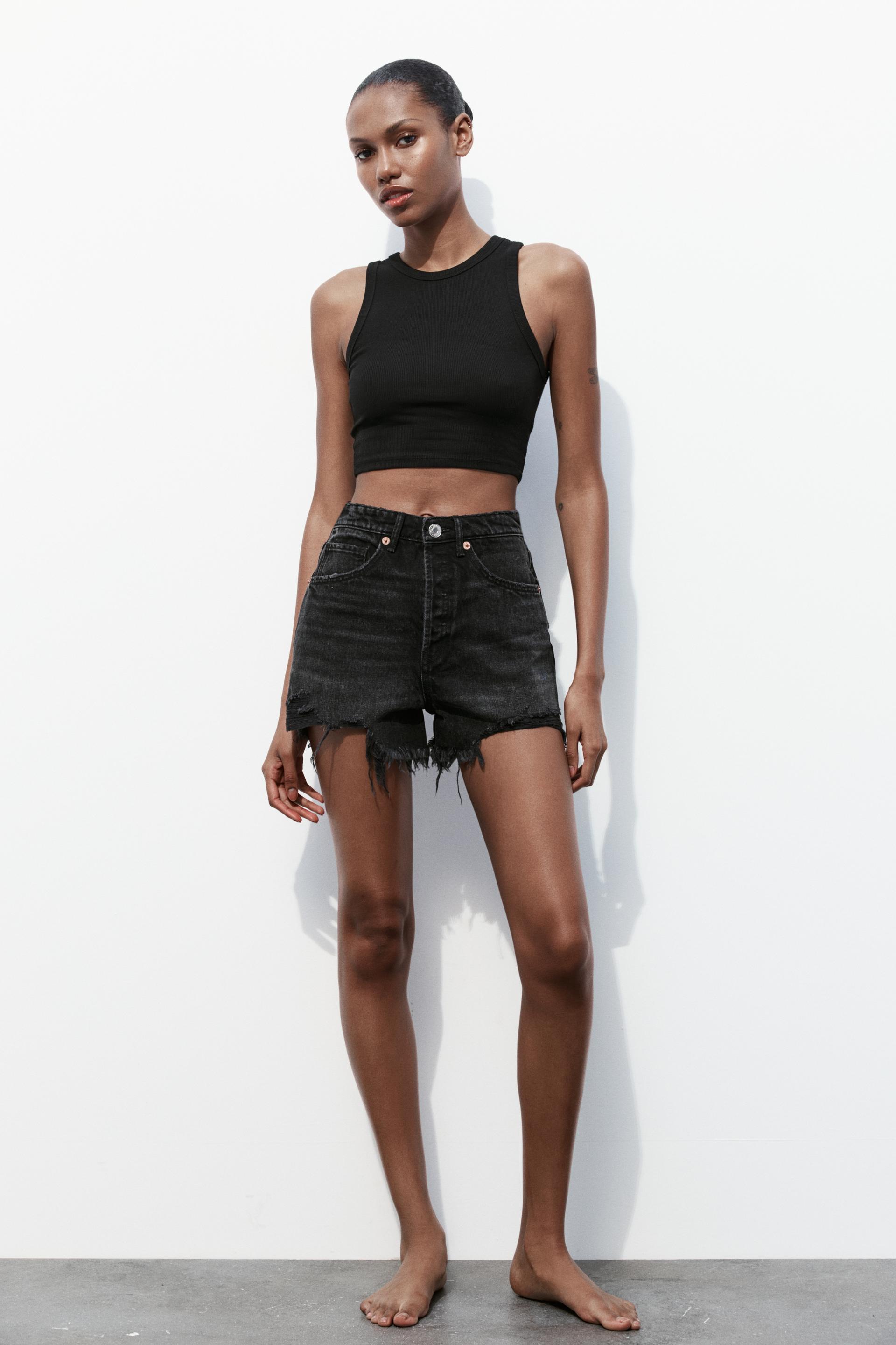 CROP RIB HALTER TOP Product Image