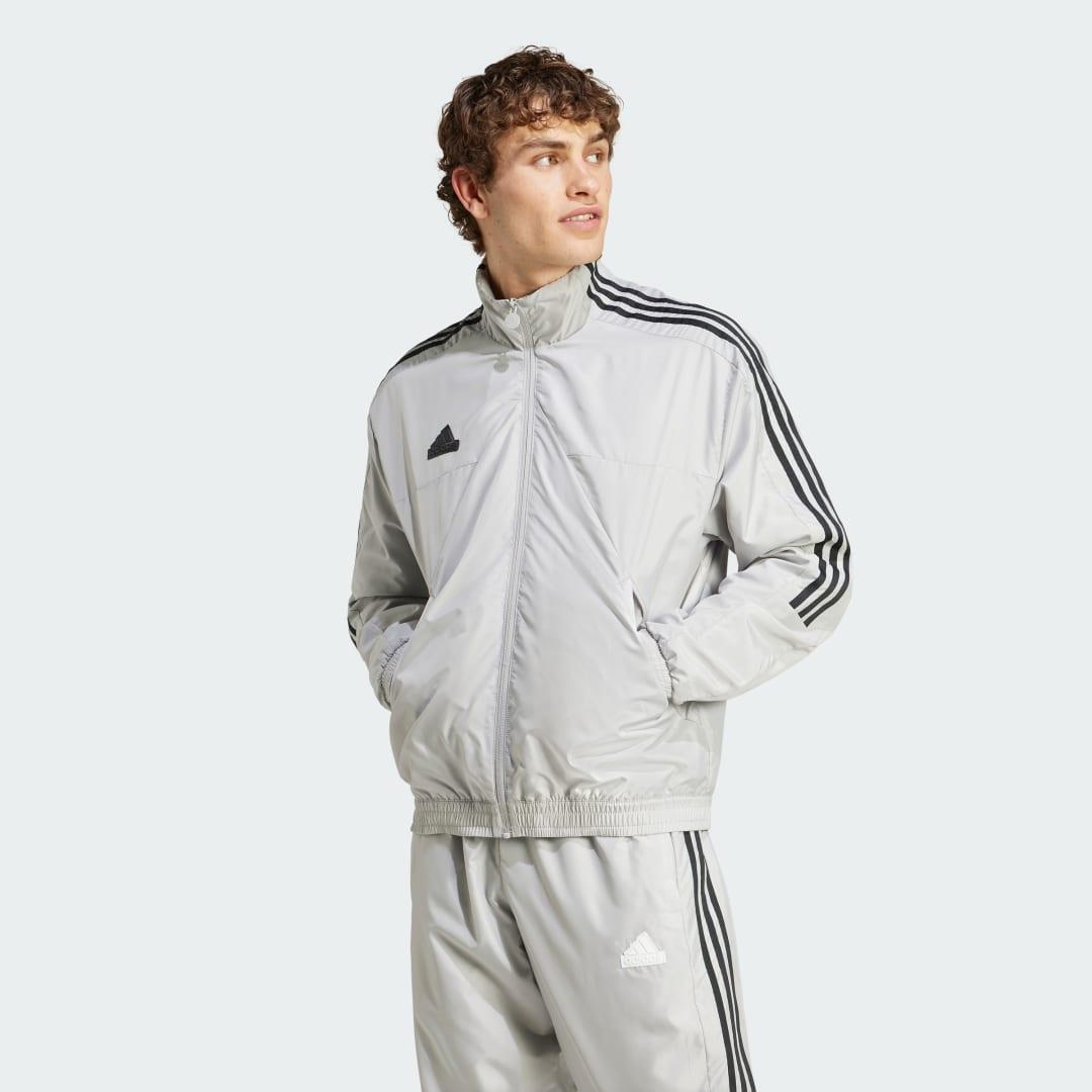 adidas House of Tiro Track Jacket Grey Two 3XL Mens Product Image