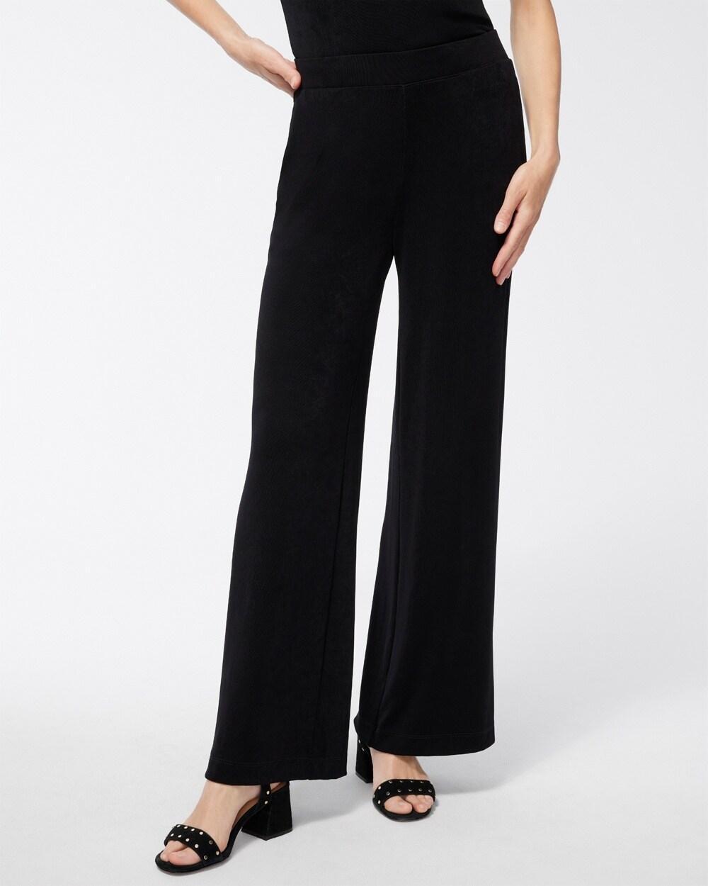 Chico's Women's Wrinkle-Free Travelers Wide Leg Pocket Pants Product Image