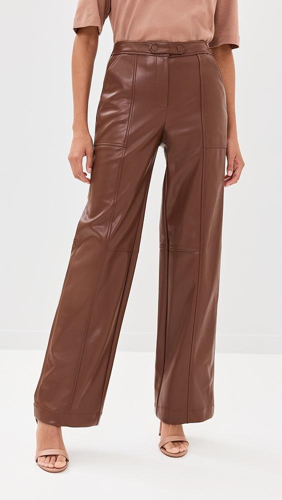 SIMKHAI Mackenzie Straight Leg Pants | Shopbop Product Image