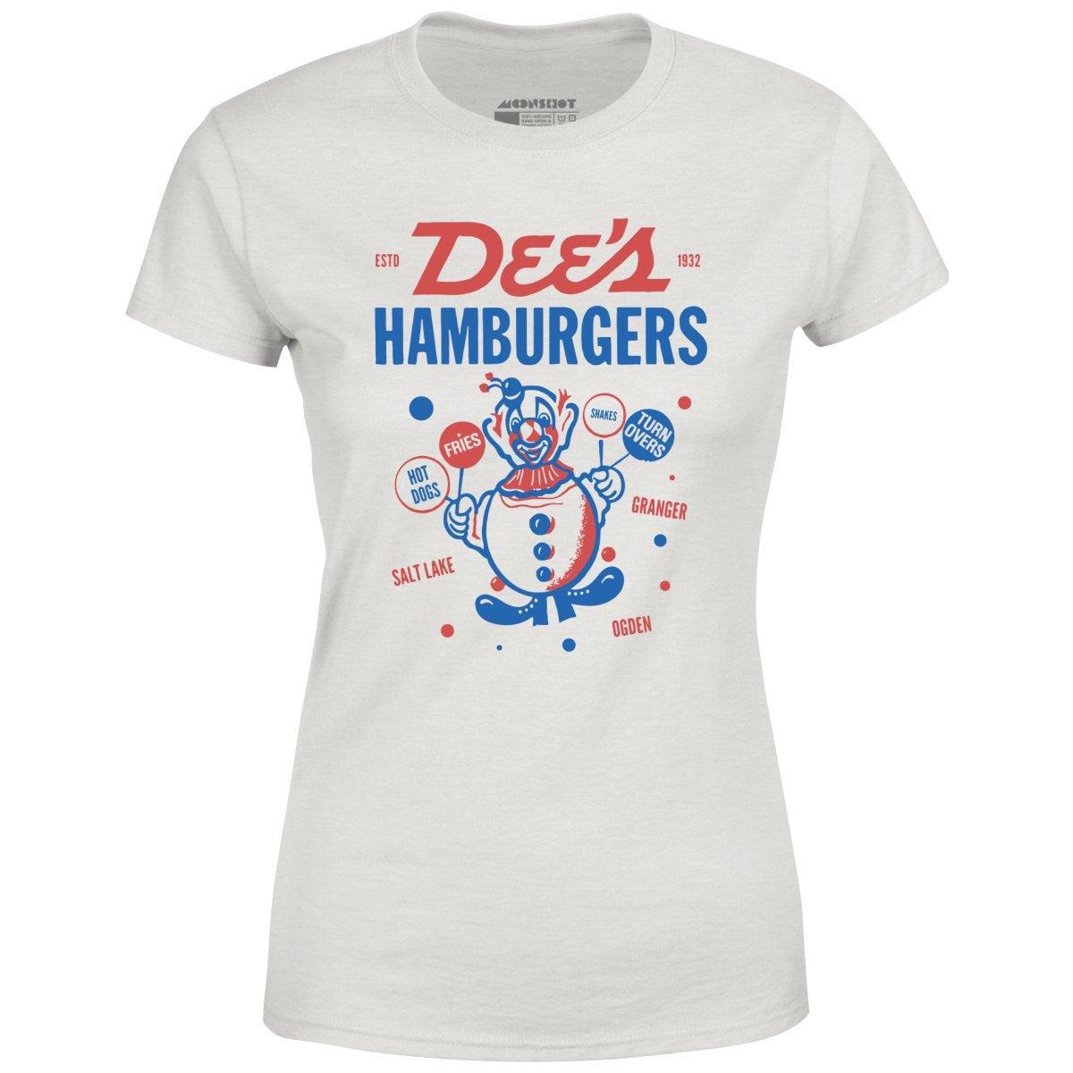 Dee's Hamburgers - Salt Lake City, UT - Vintage Restaurant - Women's T-Shirt Female Product Image