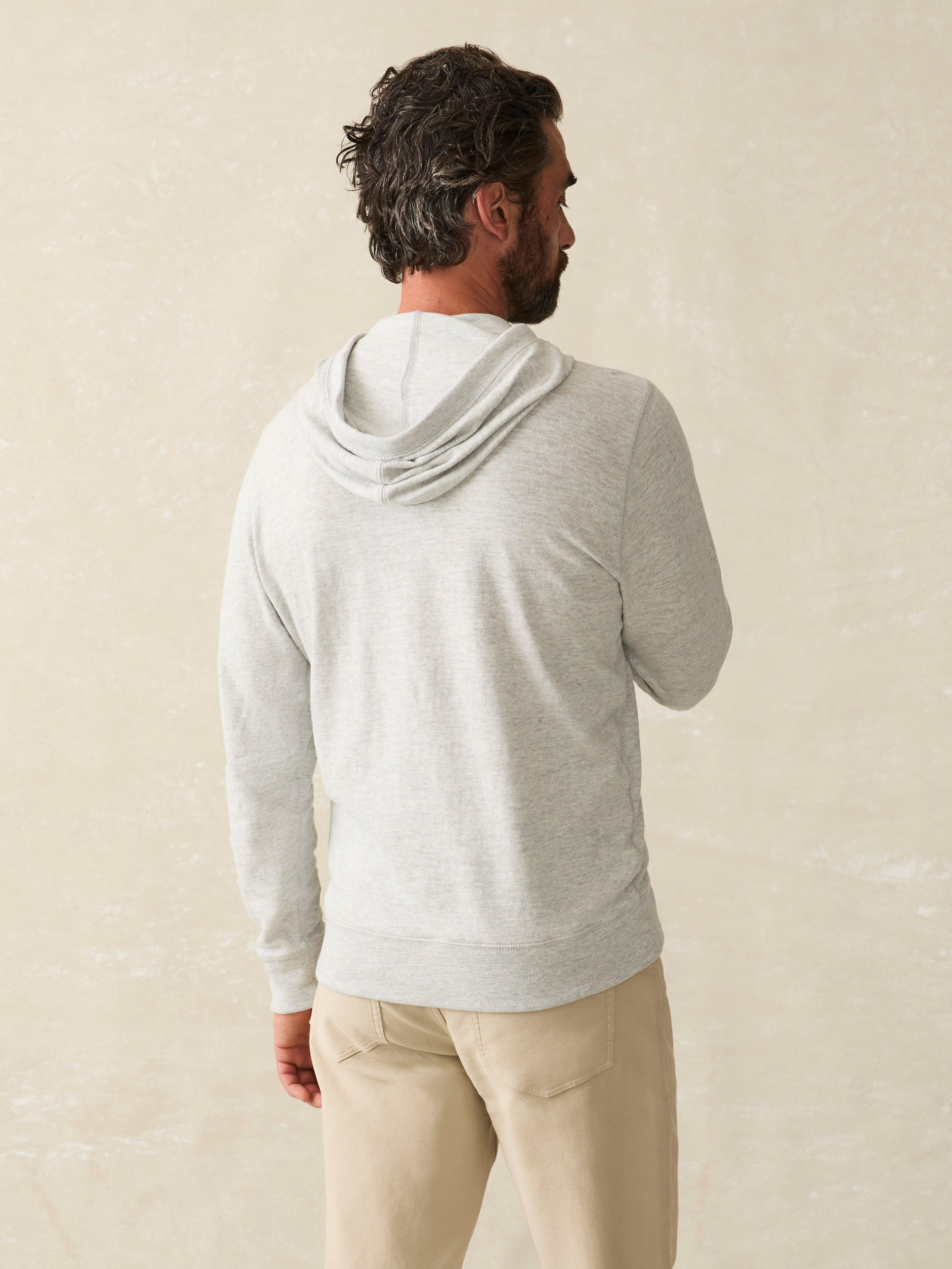 Sunwashed Slub Hoodie (Tall) - Light Grey Heather Male Product Image