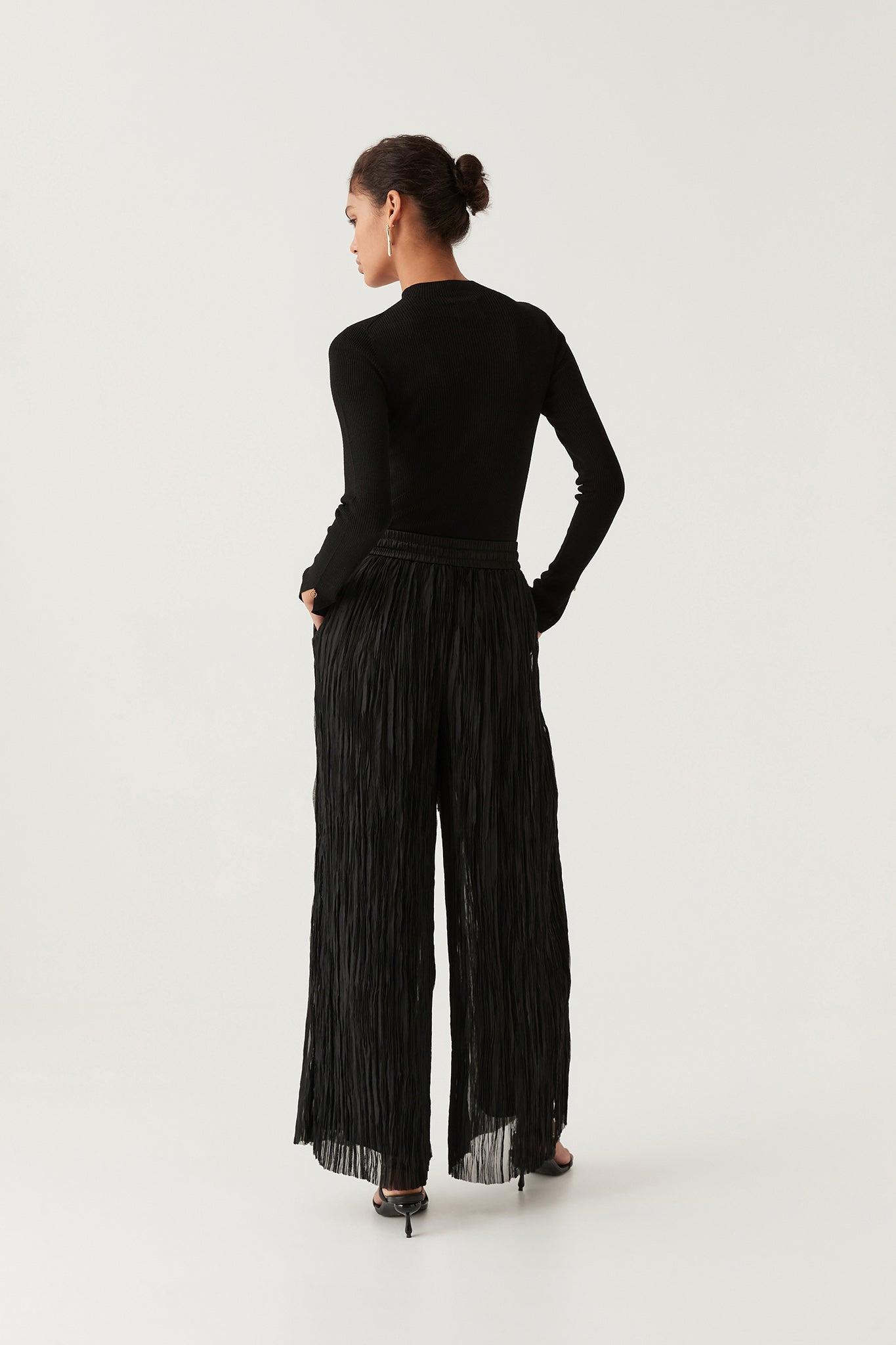 Aeriel Pleated Palazzo Pant Product Image