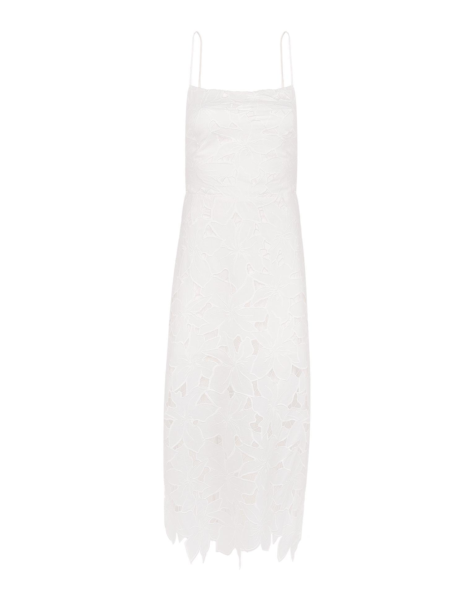 Mei Midi Dress - Off White Product Image