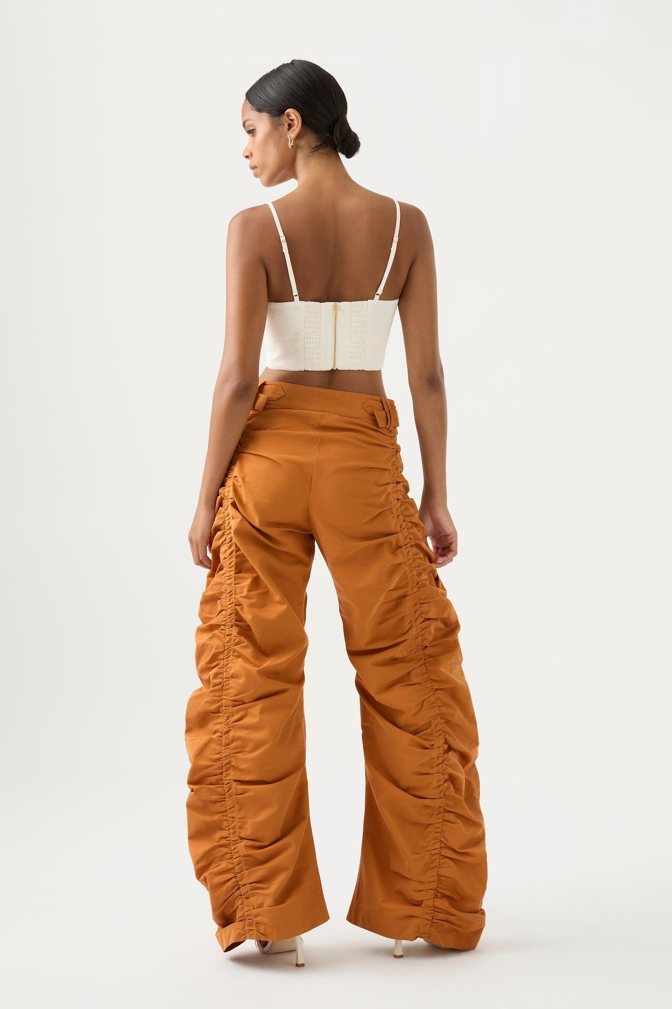 Kiara Ruched Drawstring Pant Product Image