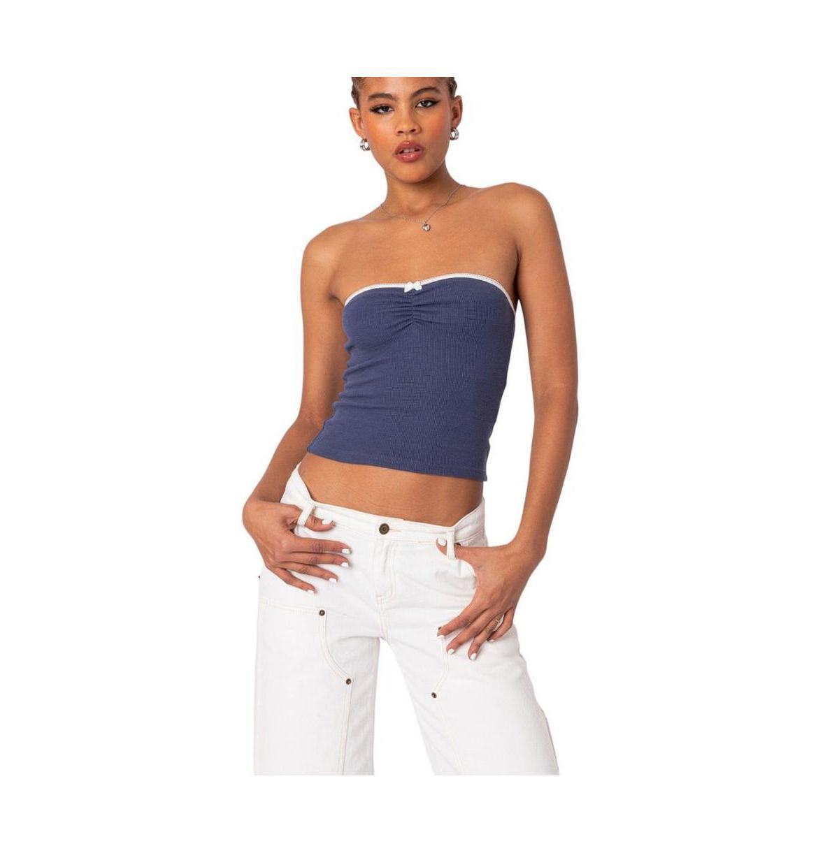 Women's Kacey Strapless Waffle Top Product Image