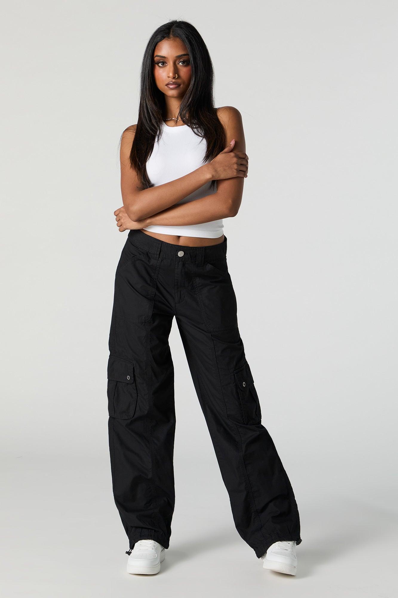 Toggle Hem Straight Leg Cargo Pant Female Product Image