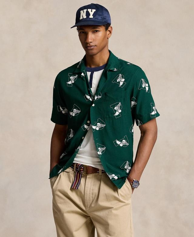 Polo Ralph Lauren Mens Classic-Fit P-Wing Camp Shirt Product Image