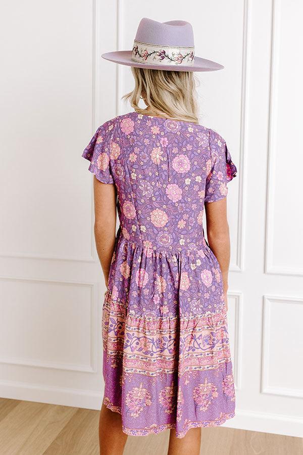 English Garden Floral Mini Dress Product Image