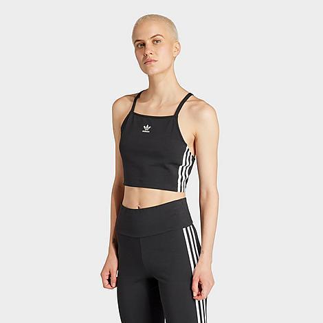 Adidas Womens adicolor 3-Stripes Crop Tank Top Product Image