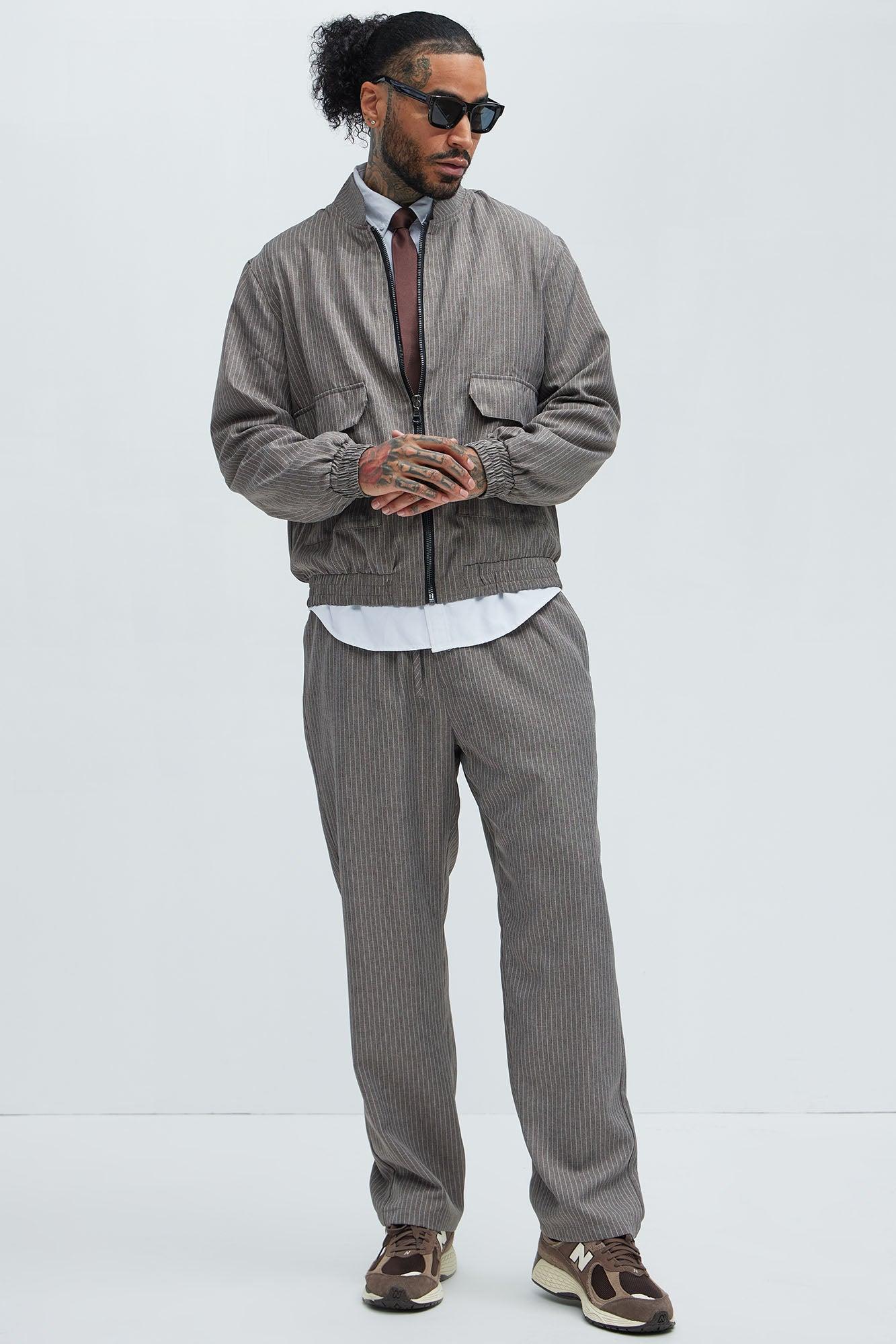 Jaylen Casual Straight Trouser - Brown Product Image