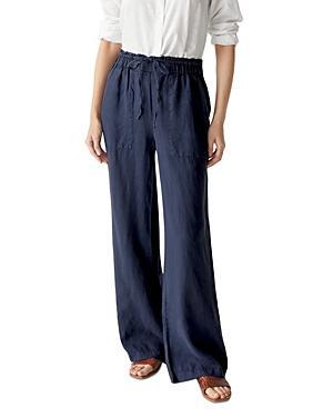 Michael Stars Jules Wide Leg Linen Pants Product Image