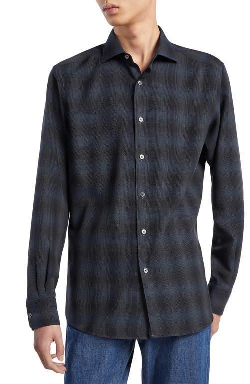 Zegna Cashco Regular Fit Button Down Shirt Product Image