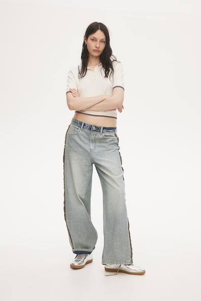 Baggy Wide Low Jeans Product Image