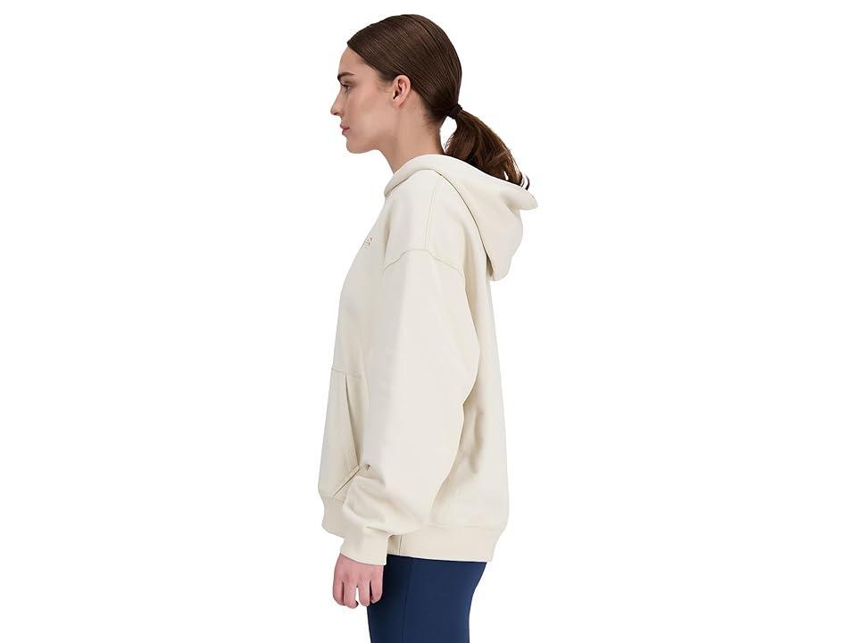 New Balance Athletics French Terry Hoodie (Linen) Women's Clothing Product Image