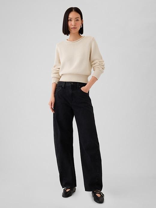 Cropped Rollneck Sweater Product Image