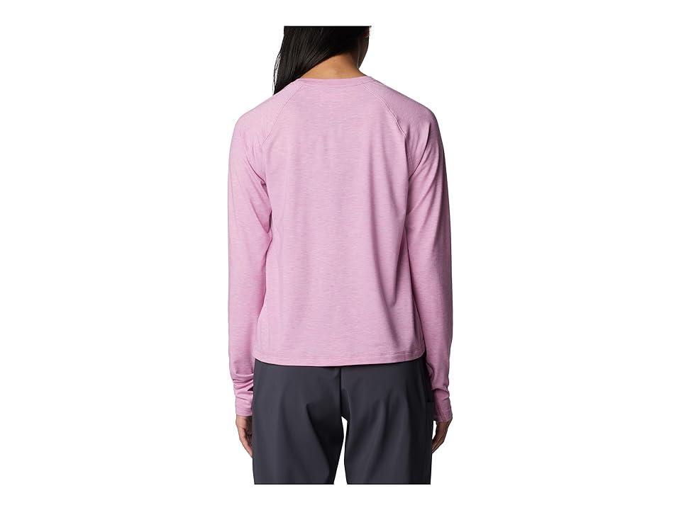 Columbia PFG Uncharted Knit Long Sleeve (Minuet Heather) Women's Clothing Product Image