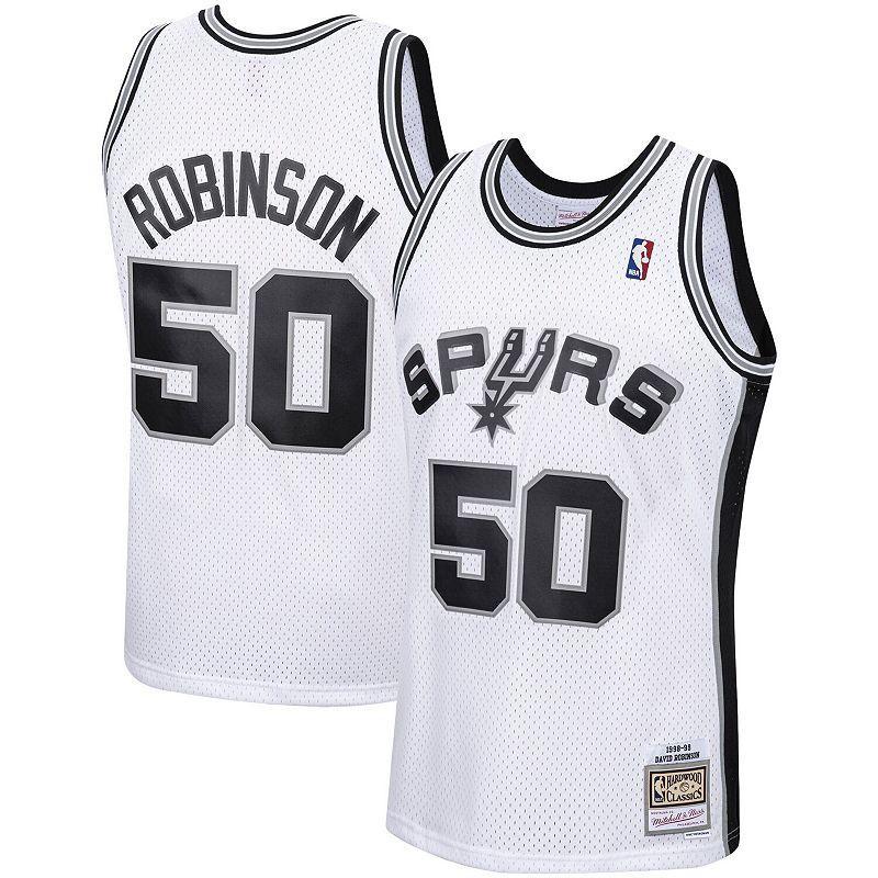 Mens Mitchell & Ness David Robinson San Antonio Spurs 1998-99 Hardwood Classics Swingman Jersey Product Image