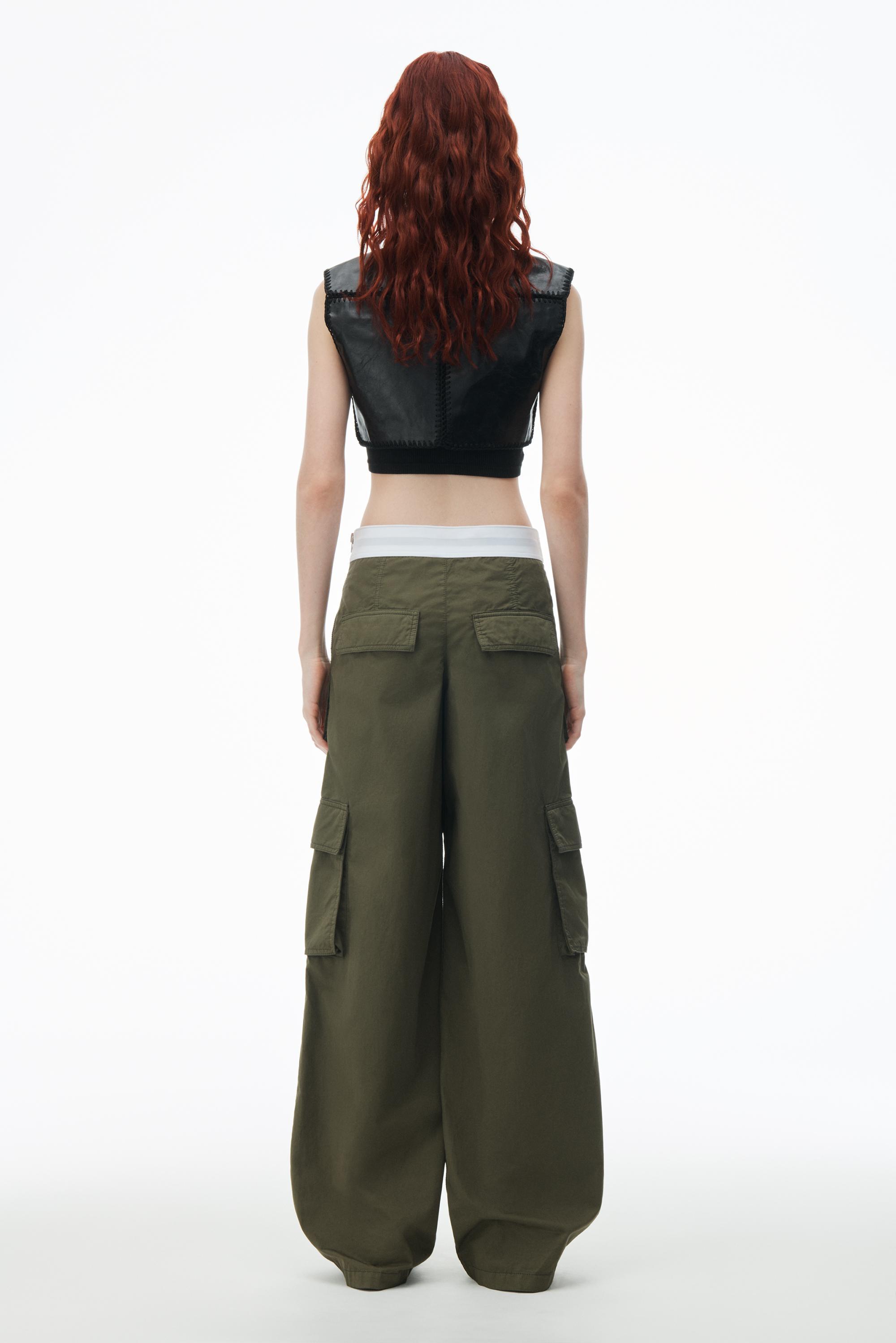 Mid-rise Cargo Rave Pants Product Image