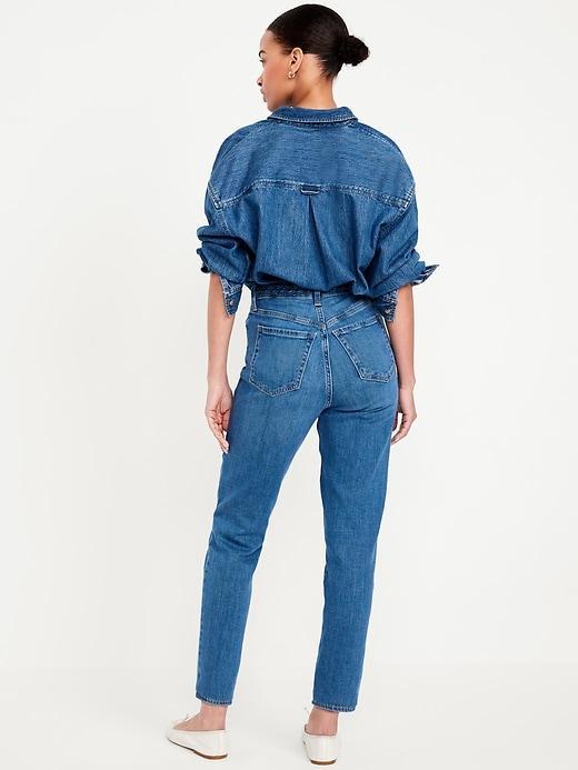 High-Waisted OG Straight Ankle Jeans Product Image