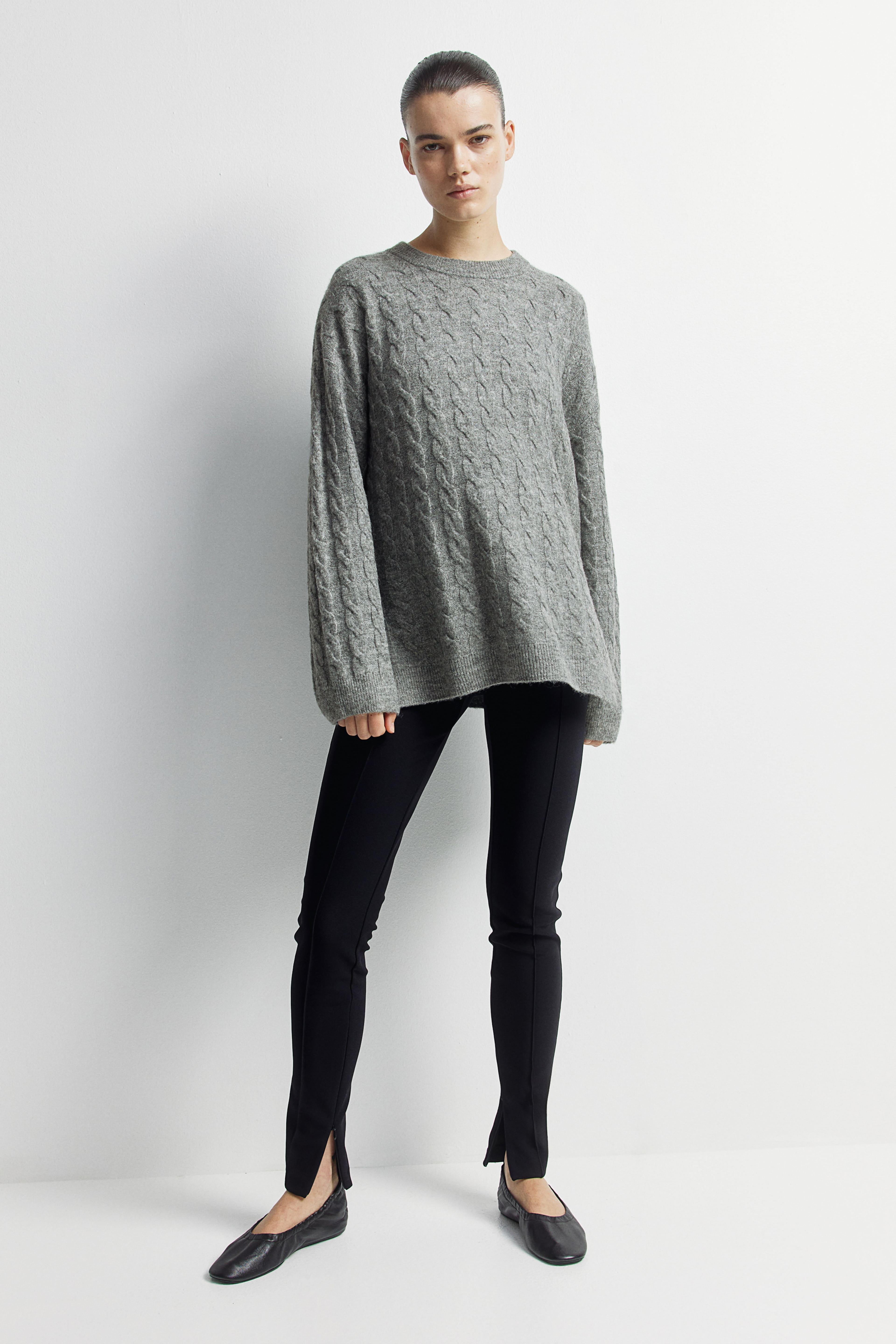 MAMA Cable-Knit Sweater Product Image