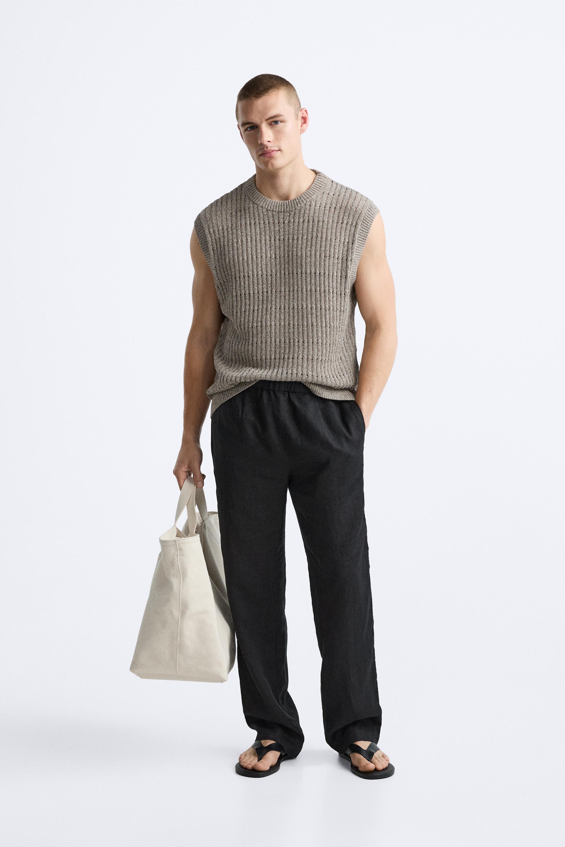 OPEN KNIT VEST Product Image