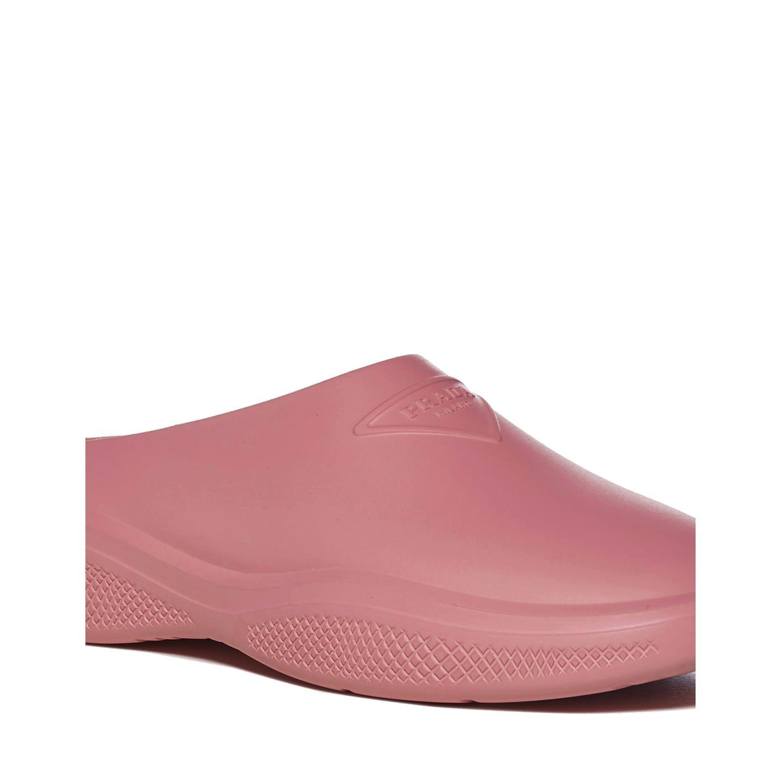 PRADA Slippers And Clogs Rubber Pink Begonia Product Image