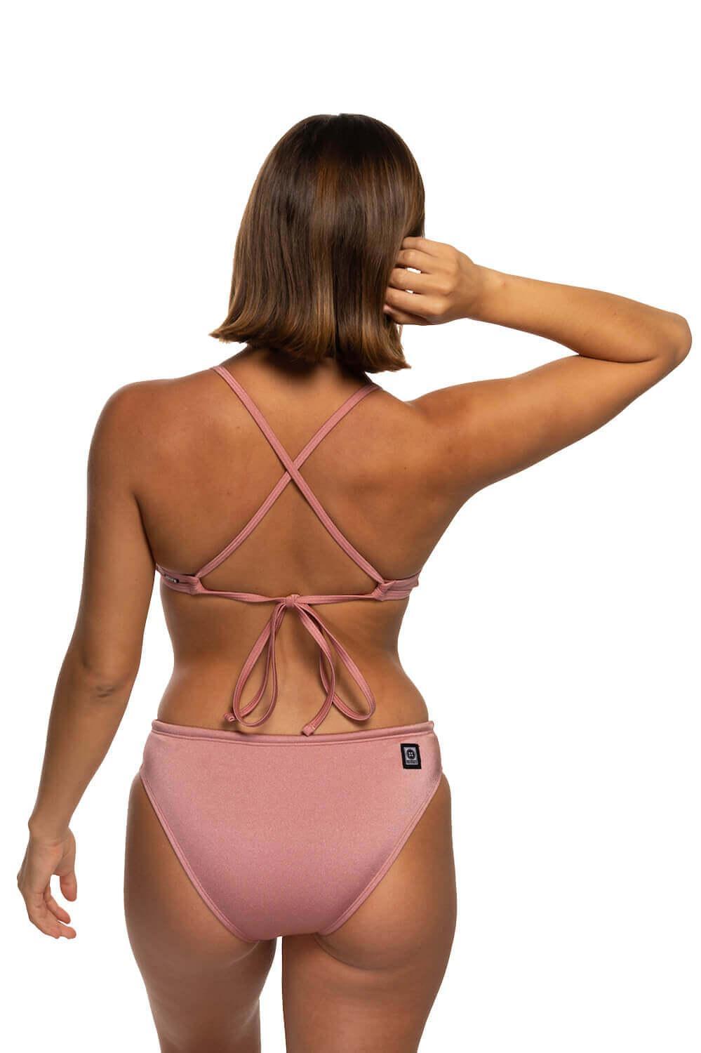 Andy Bikini Bottom - Rose Gold Shimmer Female Product Image