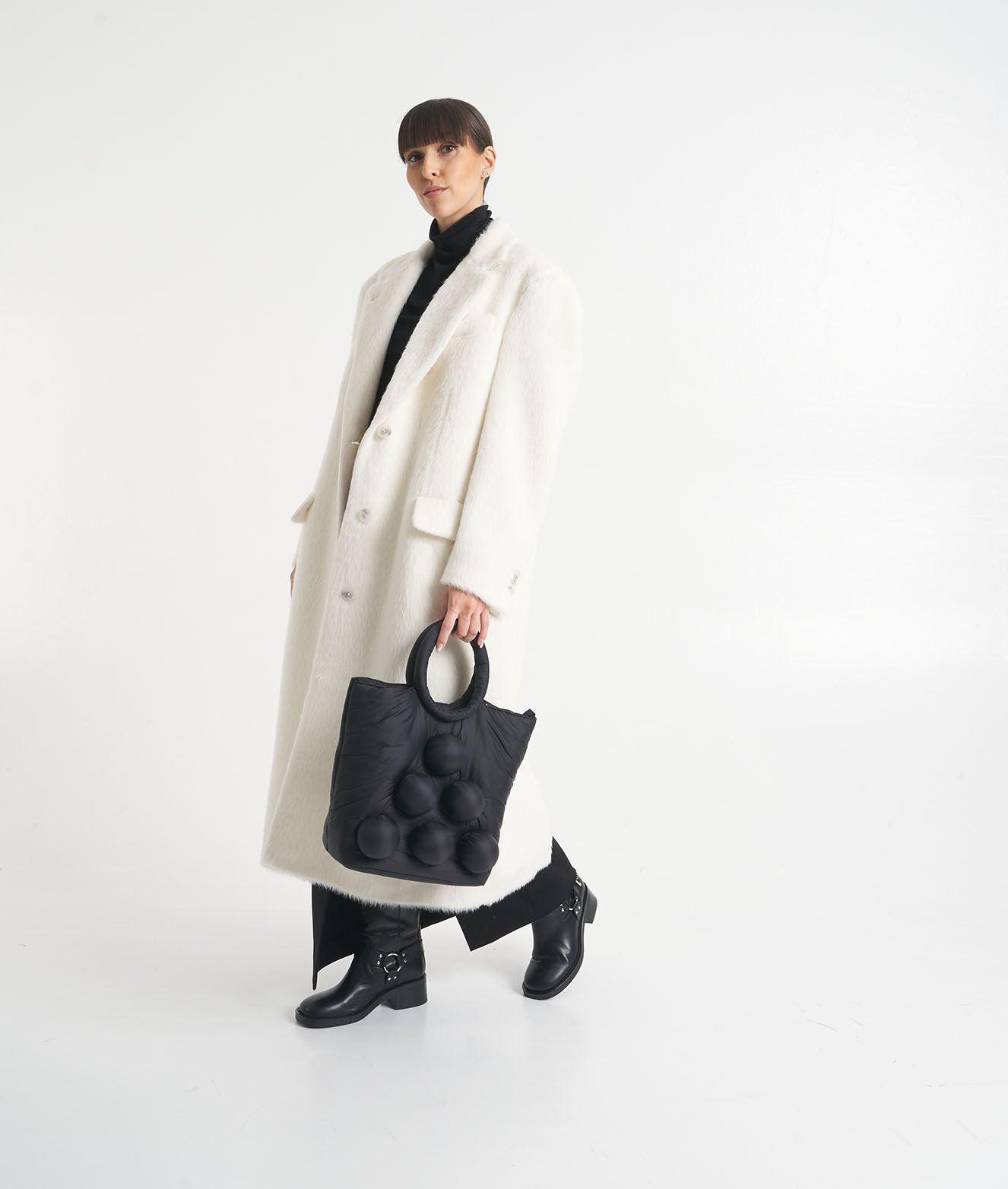 Coat 'Bisceglie' in alpaca wool blend Product Image