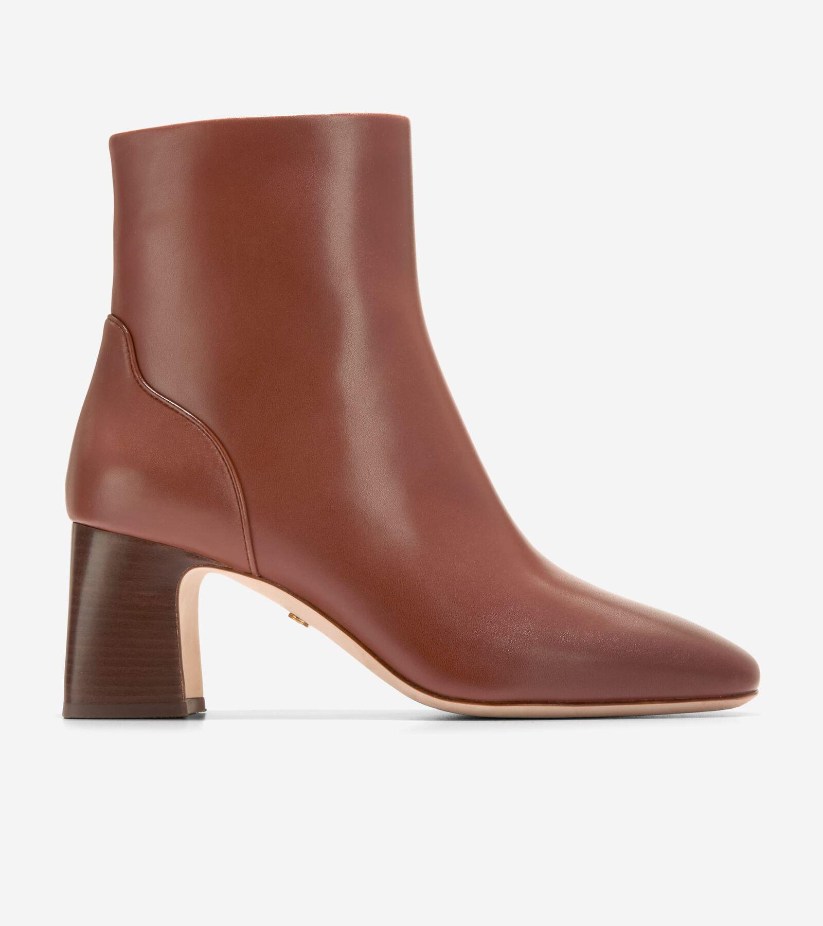 Cole Haan Womens Guiliana Ankle Booties - Brown Size 11 Product Image