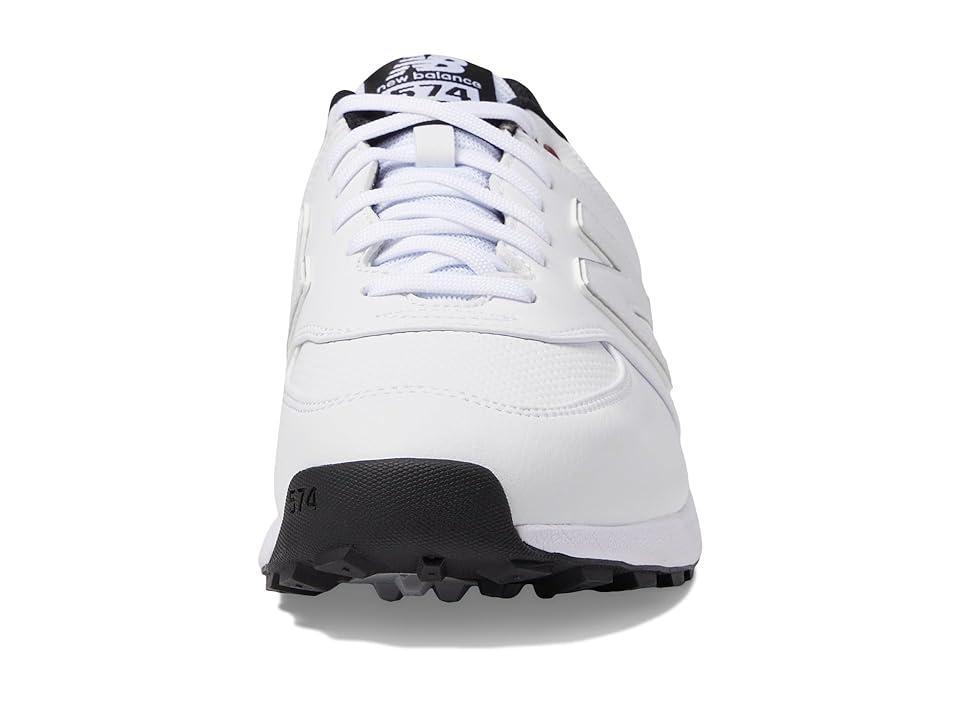 New Balance Golf 574 Greens v2 Black) Men's Shoes Product Image