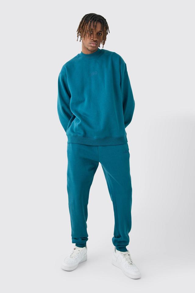 Tall Offcl Oversized Extended Neck Sweatshirt Tracksuit | boohooMAN USA Product Image