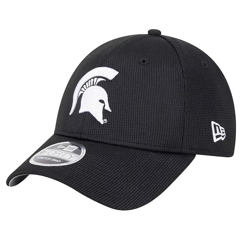 Mens New Era Michigan State Spartans Pivot 9FORTY Stretch-Snap Adjustable Hat Product Image