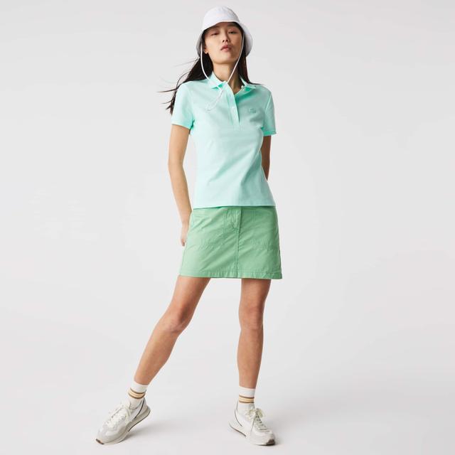 Women's L.12.D Slim Fit Stretch Mini Piqué Polo Product Image