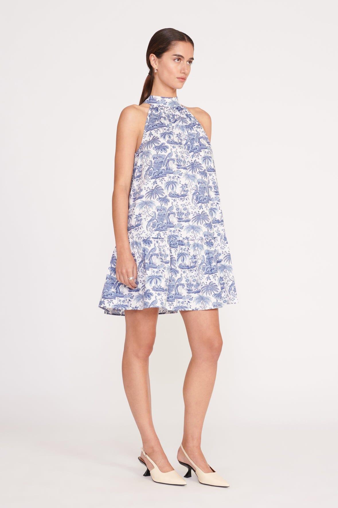 MINI MARLOWE DRESS | BLUE TOILE Product Image