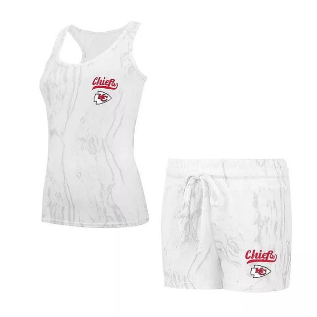 Womens Concepts Sport Kansas City Chiefs Quartz Hacci Knit Tank Top & Shorts Sleep Set Product Image