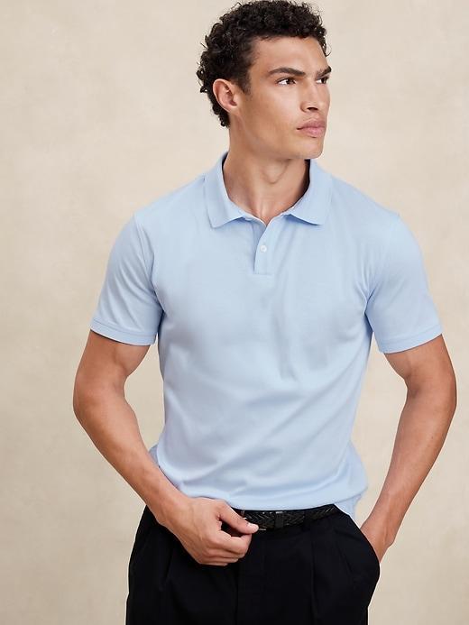 Slim Luxe Touch Polo Product Image