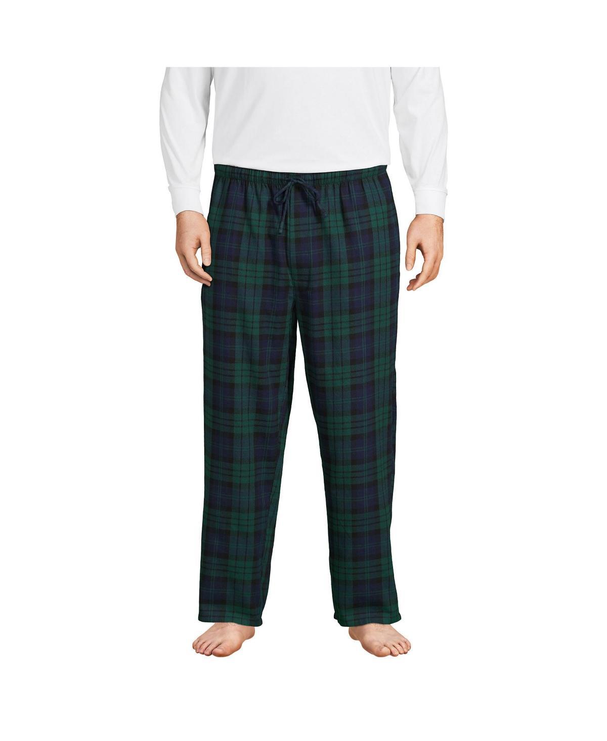 Lands End Mens Big and Tall Flannel Pajama Pants Product Image