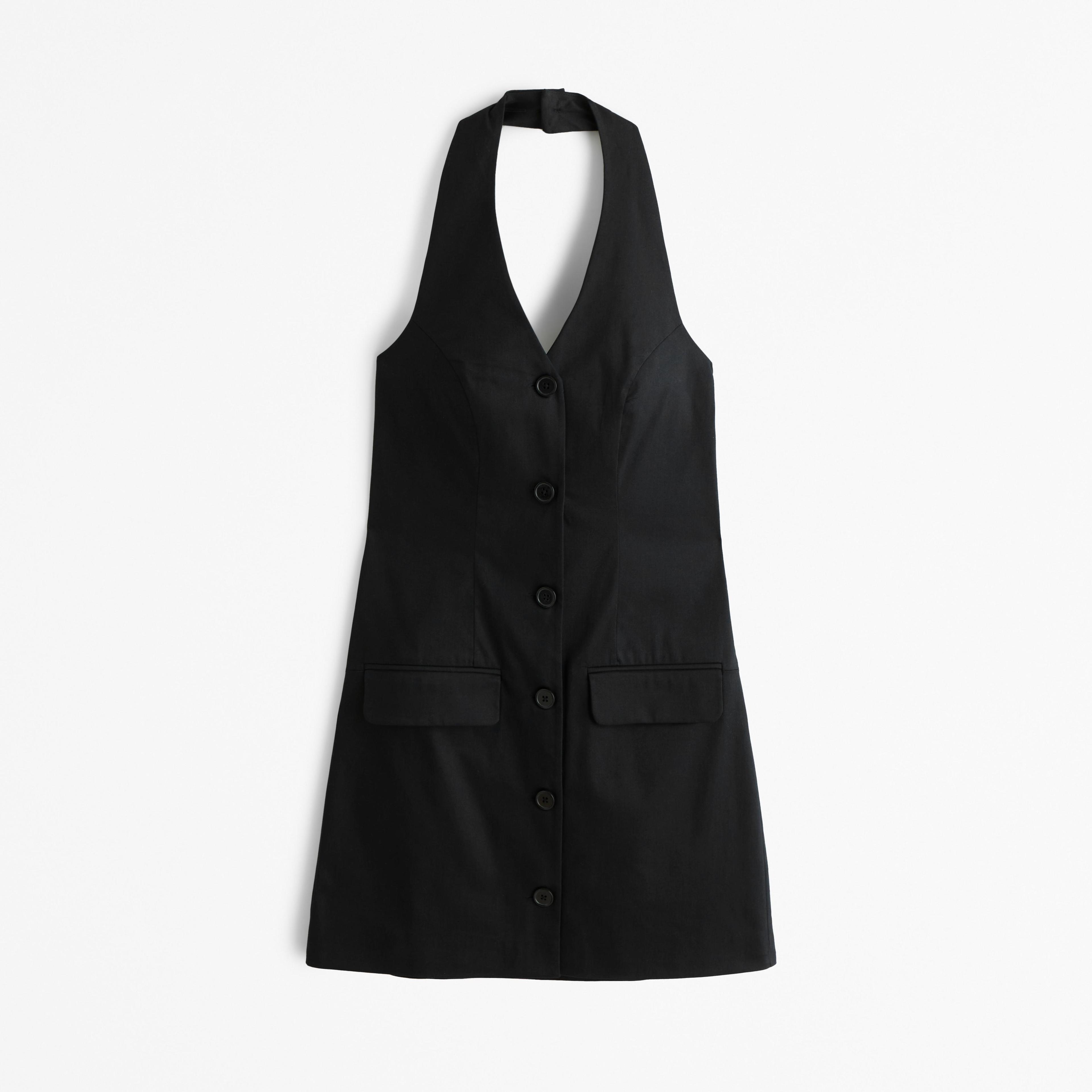 The A&F Mara Halter Vest Mini Dress Product Image