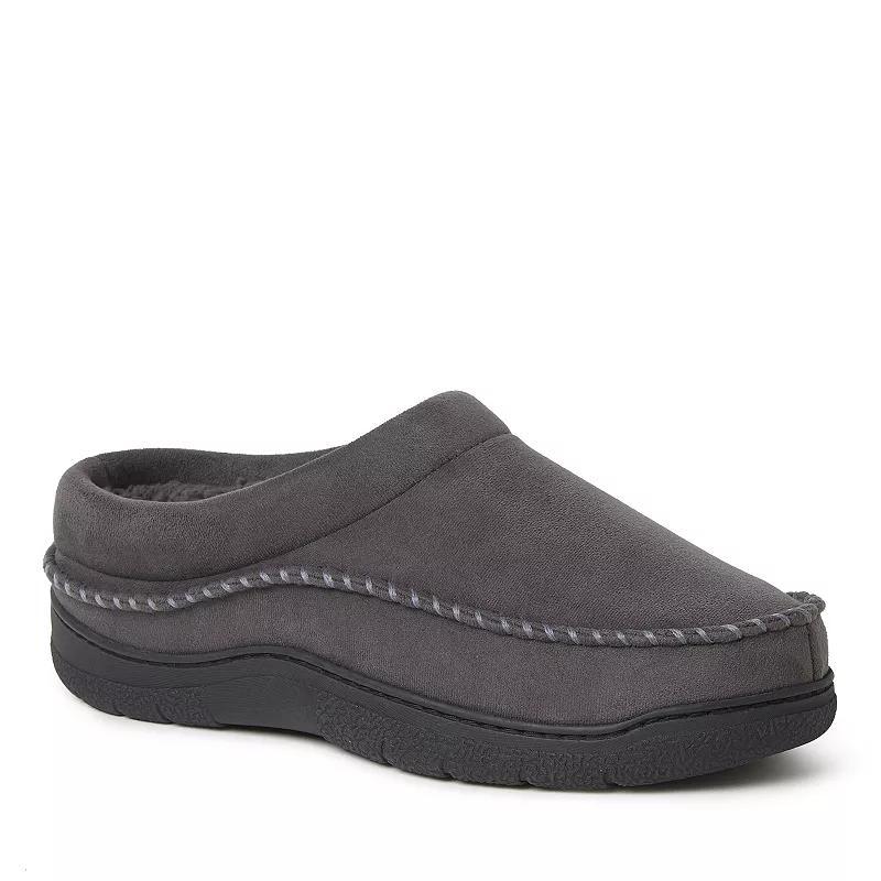 Dearfoams Thompson Microsuede Mens Moccasin Clog Slippers Product Image