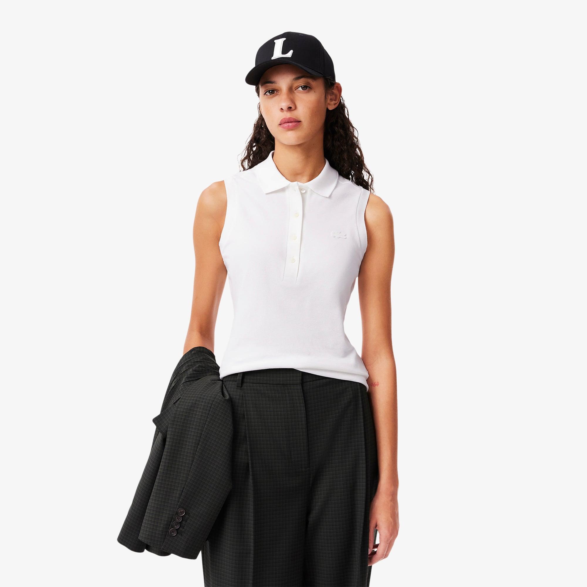 Women's Slim Fit L.12.D Sleeveless Stretch Polo Product Image