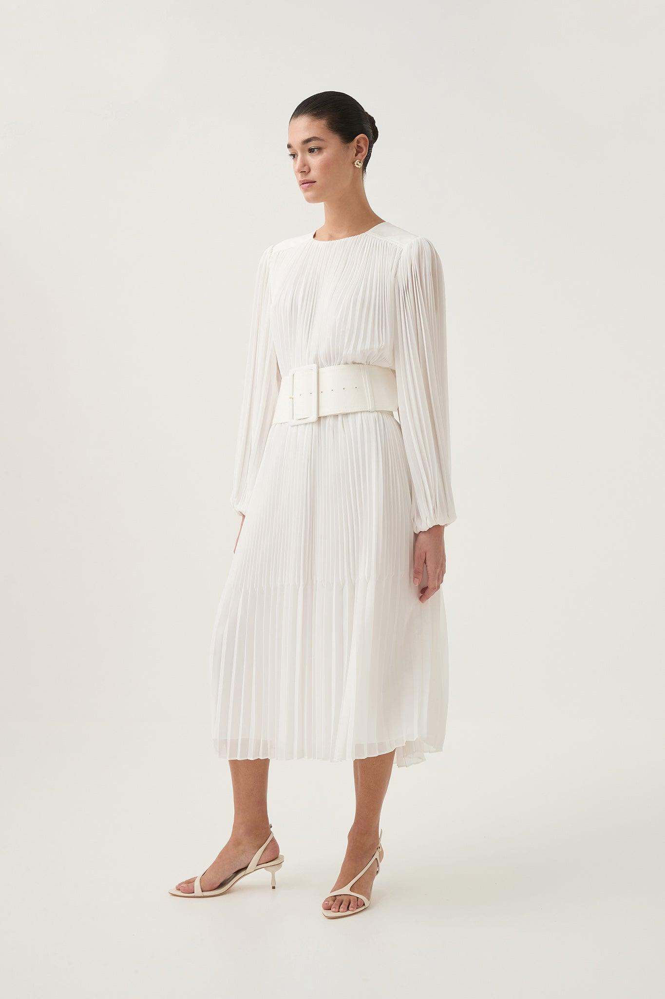 Cathedra Belted Midi Dress Product Image