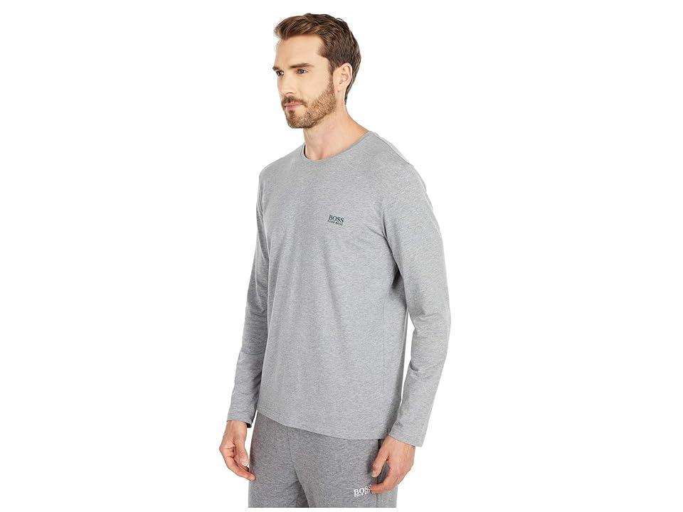 BOSS Mix Match Long Sleeve Shirt R 10143871 01 (Medium Grey) Men's Clothing Product Image