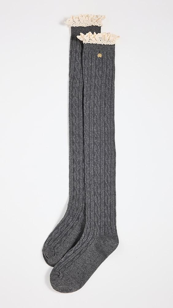 Lele Sadoughi Victoria Knee High Socks | Shopbop Product Image