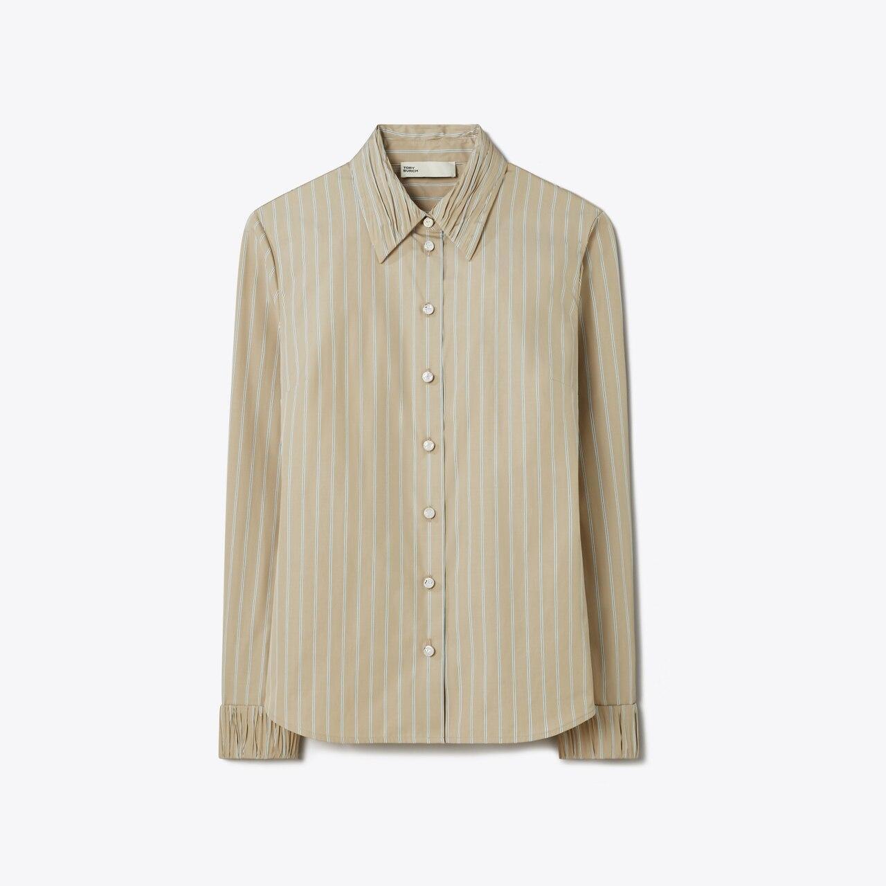 Striped Poplin Shirt Product Image