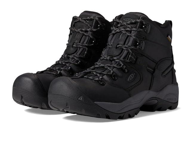 KEEN Utility Pittsburgh Energy 6 Waterproof (Comp Toe) Forged Iron) Men's Shoes Product Image